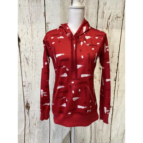 Under Armor Red Hoodie - Picture 1 of 4